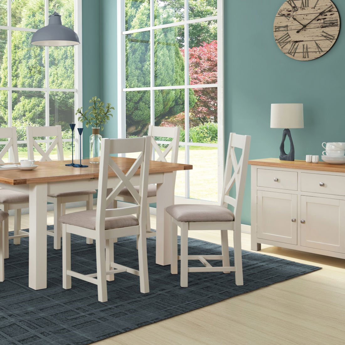 Bristol ivory living and dining furniture